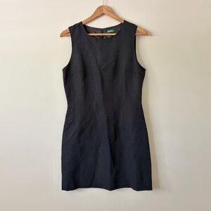 United Colors Of Benetton Black Sleeveless Mini Dress Small